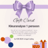 Kleuranalyse cadeaubon 1 persoon