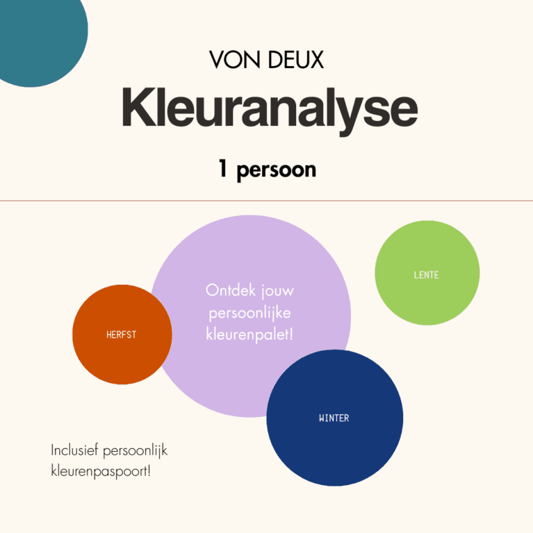 Kleuranalyse 1 persoon